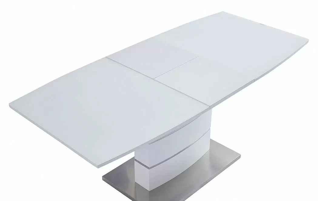 Стол раскладной Verona Glass (140), белый матовый - фото 19