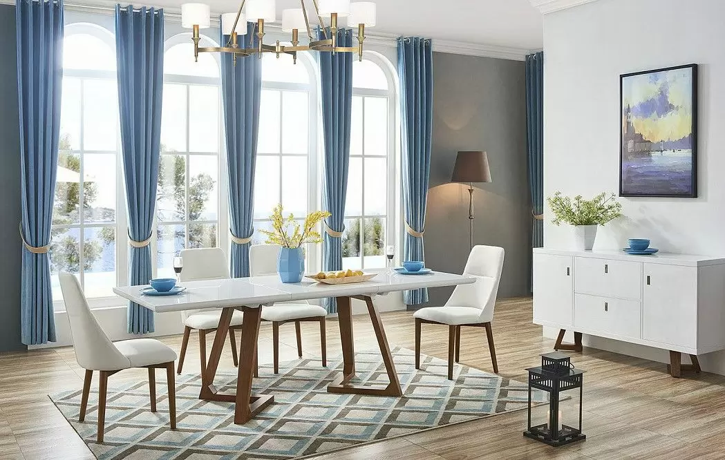 Буфет Avalon, белый/орех - фото 2