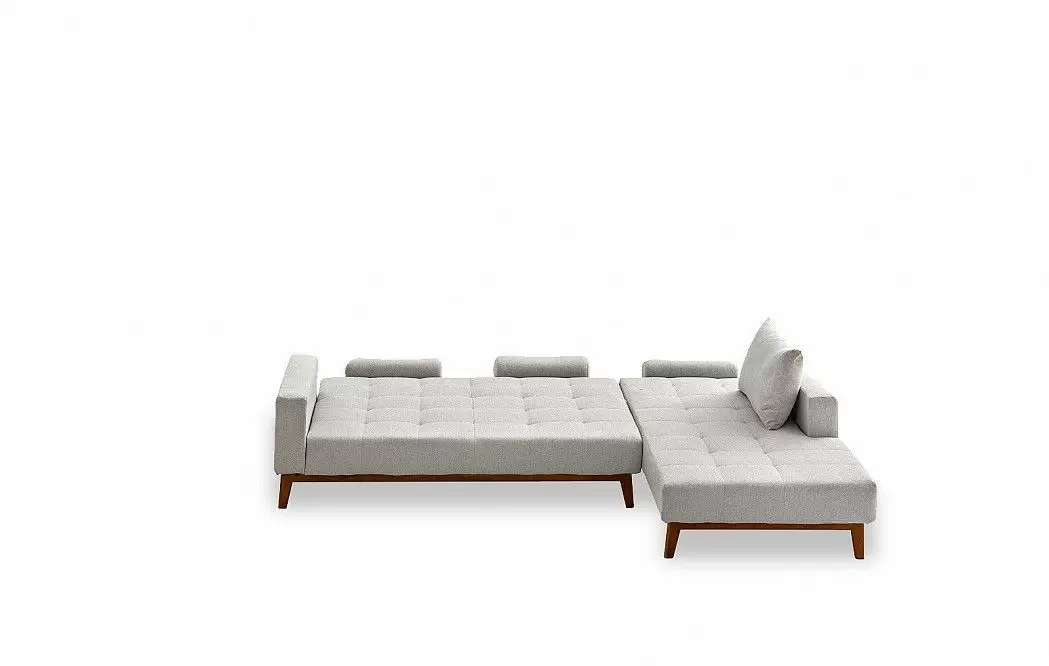 Диван-кровать Summer угловой (правый), серый - фото 8