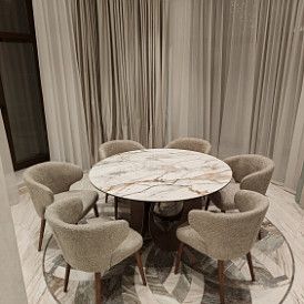 Стол Ariel + 3 стула Ian