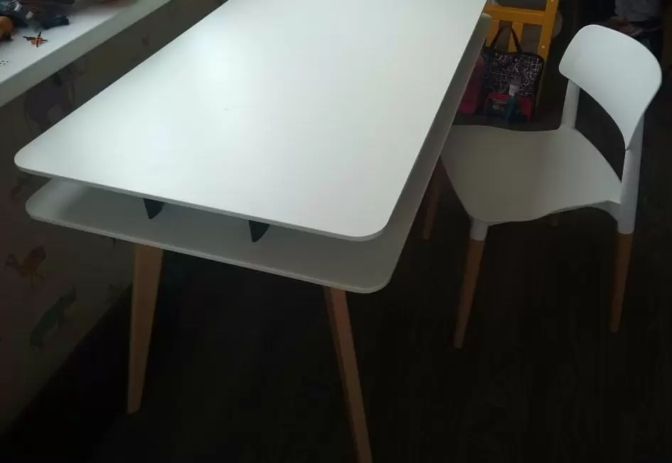 Стол письменный Nordic, белый - фото 16