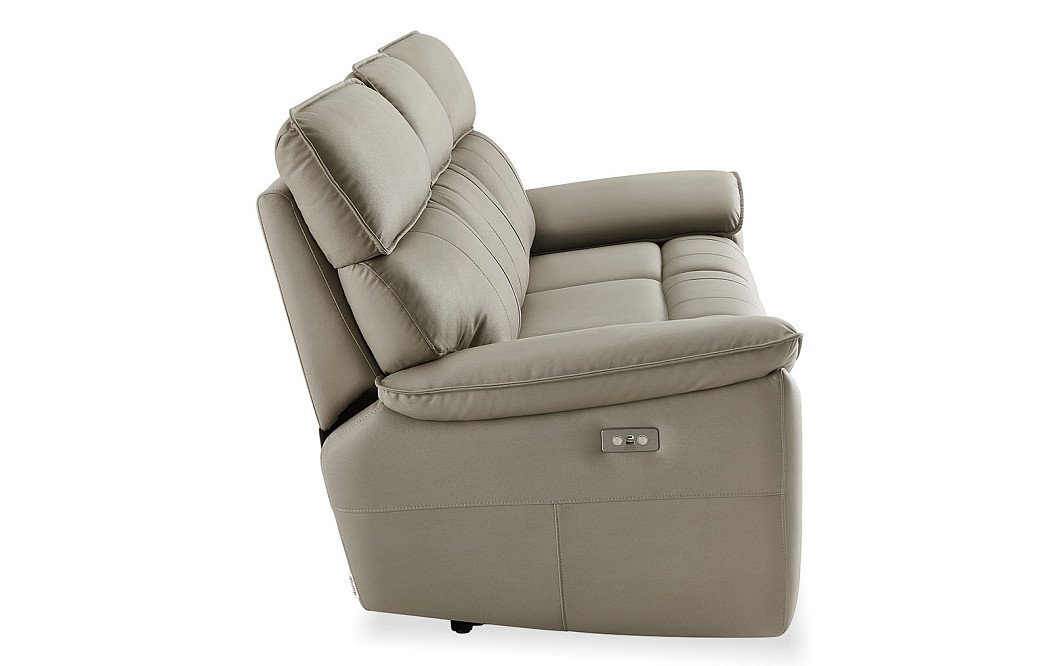 Диван-реклайнер Allison 3-х местный, песочный - фото 10