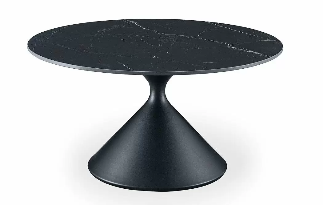 Стол журнальный Santiago (80), черный камень