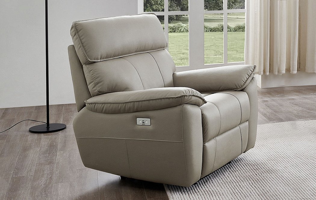 Кресло-реклайнер Allison, песочный