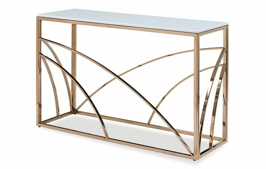 Консоль Augusta, розовое золото