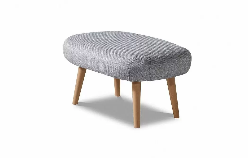 Кресло с банкеткой Joanna, белый/серый - фото 10