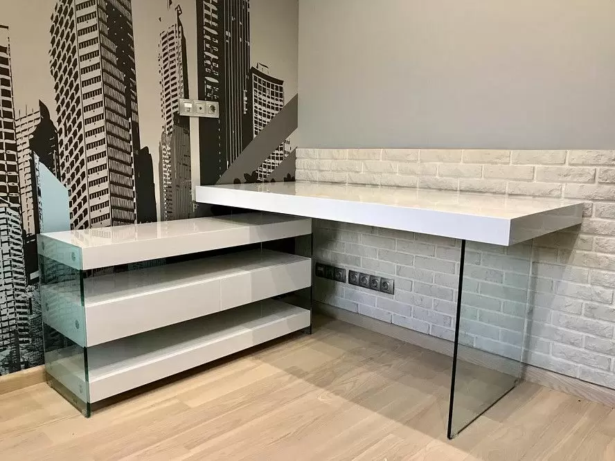 Стол письменный Attica, белый - фото 13