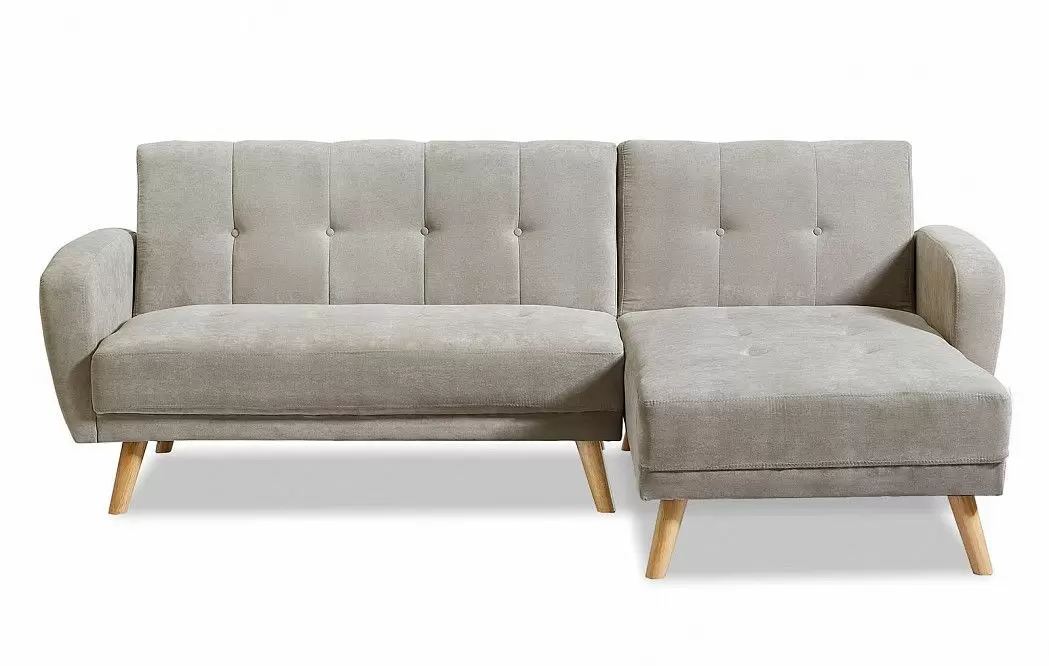 Диван-кровать Christy угловой (правый), серо-бежевый - фото 6