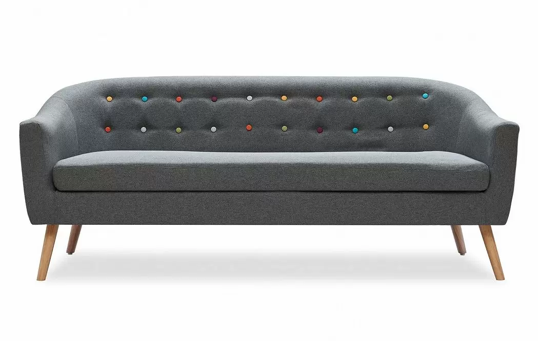 Комплект мягкой мебели Florence, темно-серый - фото 2