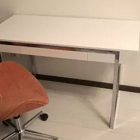 Кресло Miranda, серо-голубой/хром