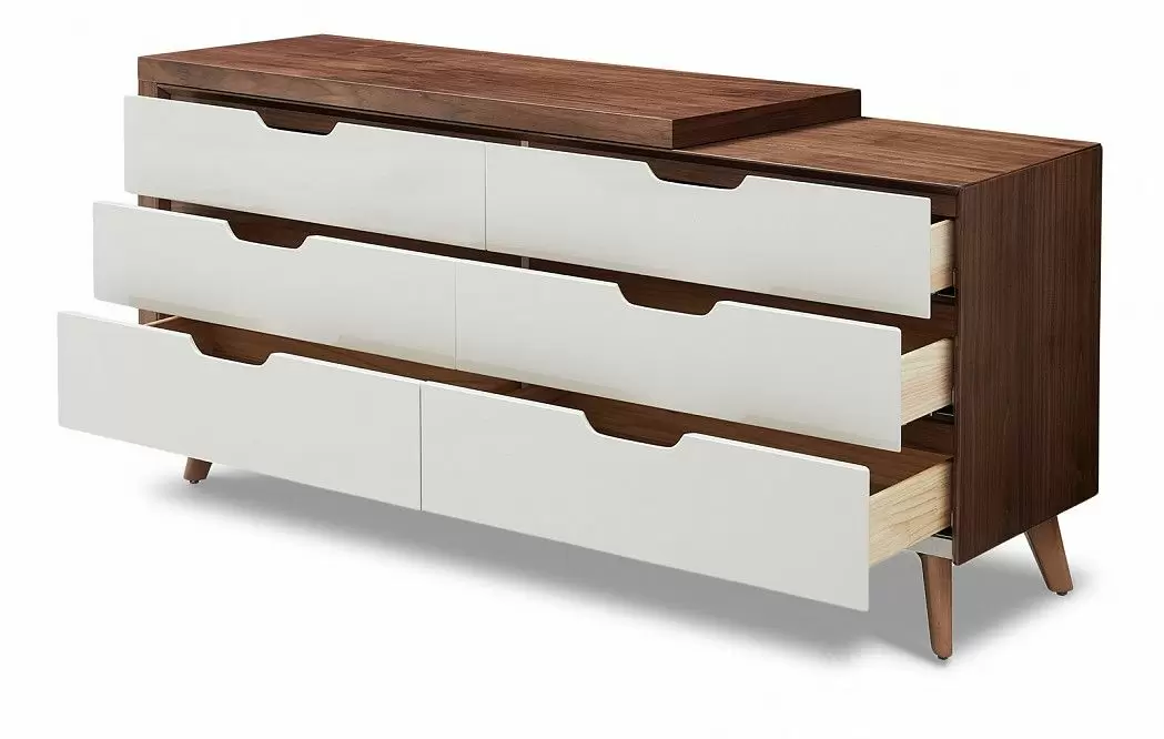 Комплект для спальни Carrera, бежевый/орех - фото 23