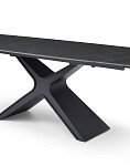 Стол раскладной Charlotta 160-240, черная керамика