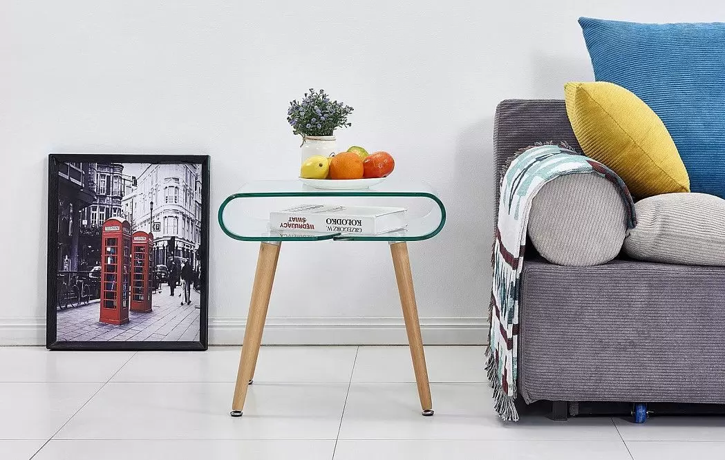 Комплект для спальни Borneo, синий/стекло - фото 12