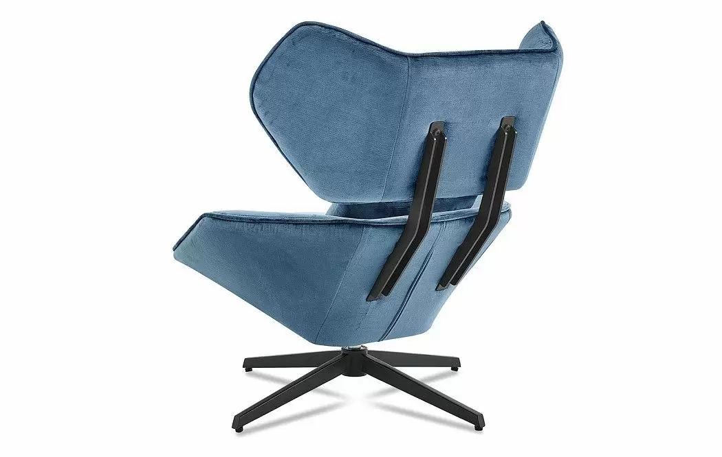 Кресло и оттоманка Boston, синий - фото 9