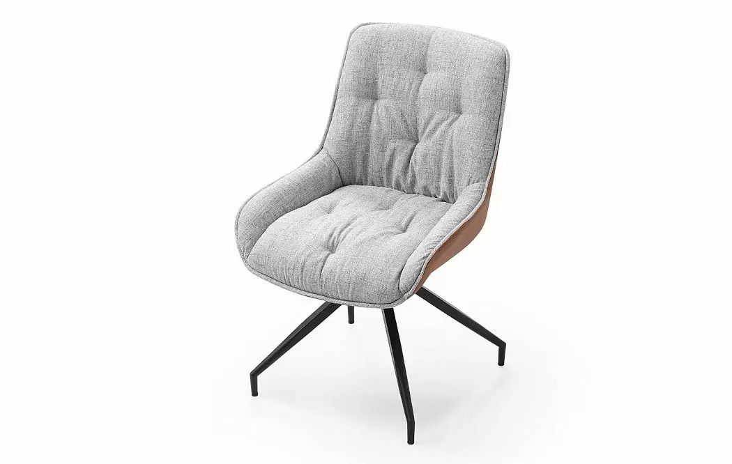 Стул Joely, серый/коричневый - фото 10