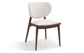 Стул Ian, белый/орех Стул Ian, белый/орех