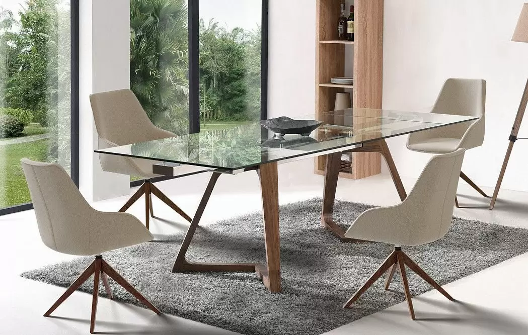 Стул Sheryl, бежевый/орех - фото 20