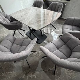 Стол Lorenzo + 4 стула Ornella