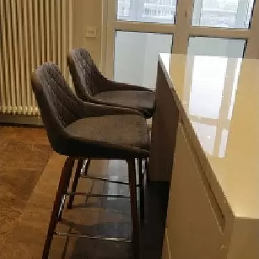 Стул полубарный Joan (65), дымчатый