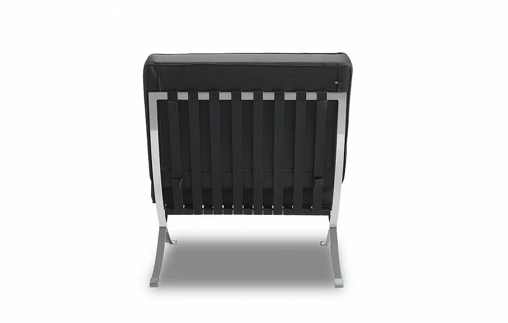 Кресло с оттоманкой Barcelona Black - фото 10