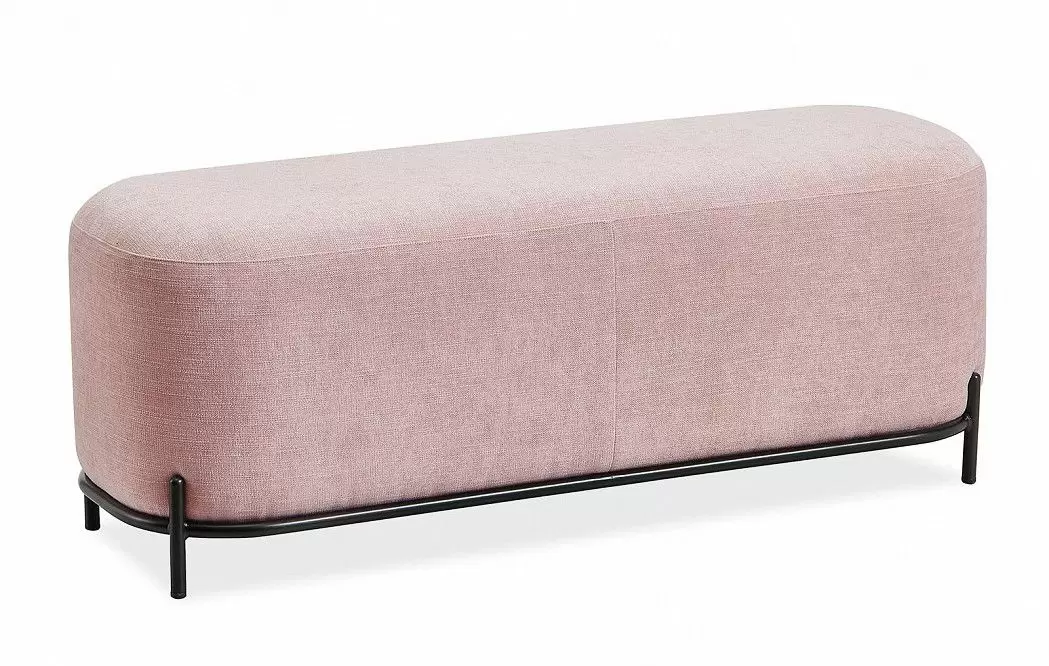 Банкетка Lilian (120), розовая пудра