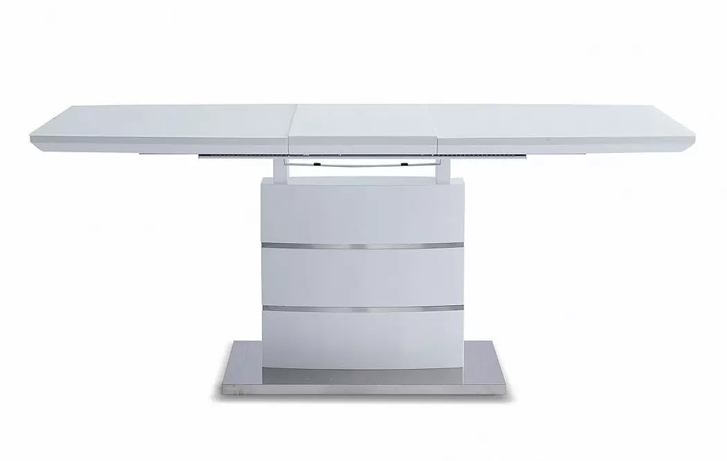 Стол раскладной Verona Glass (140), белый матовый - фото 15