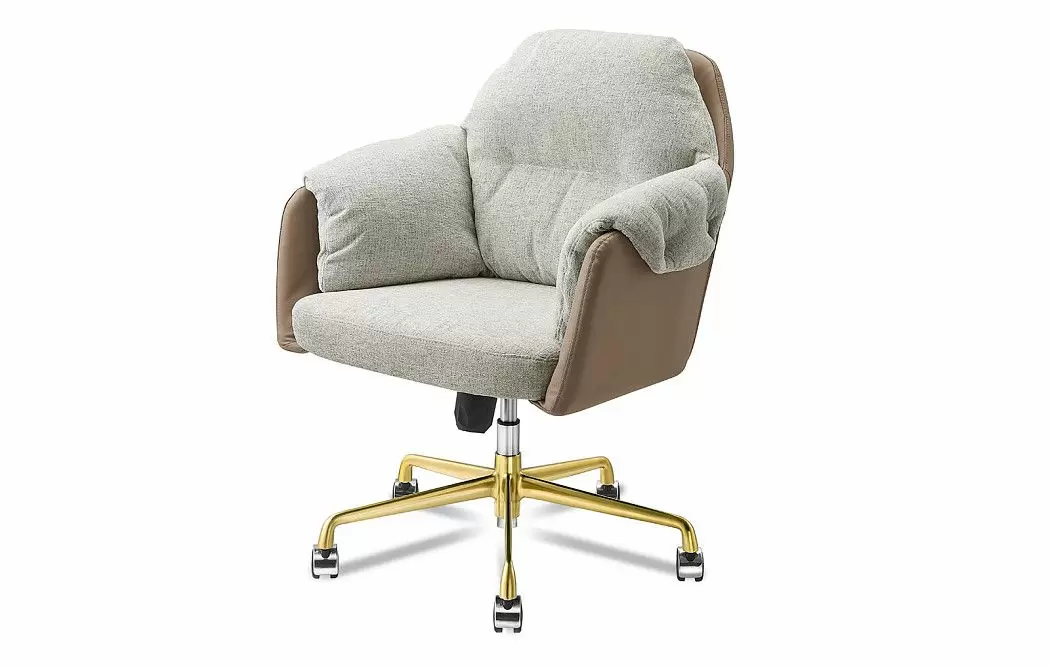 Кресло Joyce, бежевый/коричневый/золото - фото 7