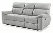 Диван-реклайнер Allison 3-х местный, светло-серый