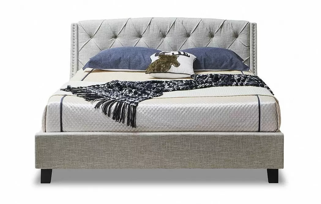 Кровать Evita 180x200 (с подъемным механизмом), кремовый - фото 8