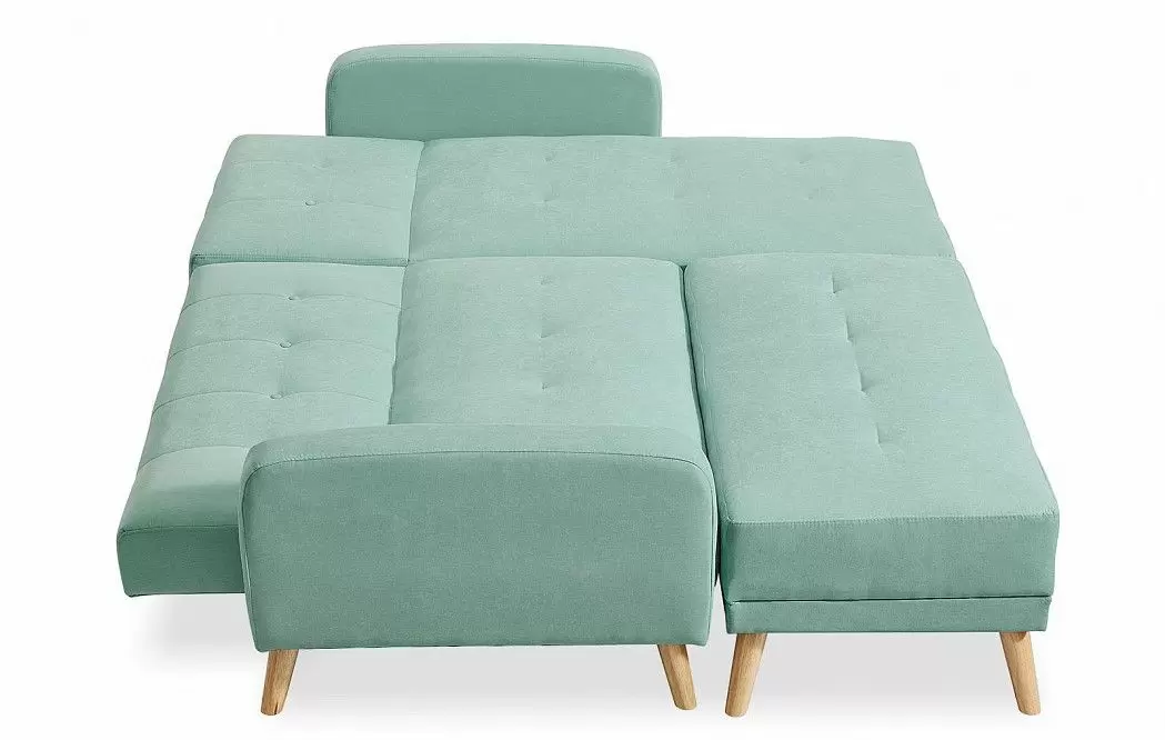 Диван-кровать Christy угловой (правый), бирюзовый - фото 8
