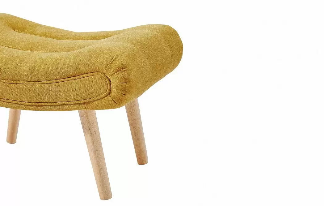 Оттоманка Dolce Vita, желтый шафран/натуральный - фото 7