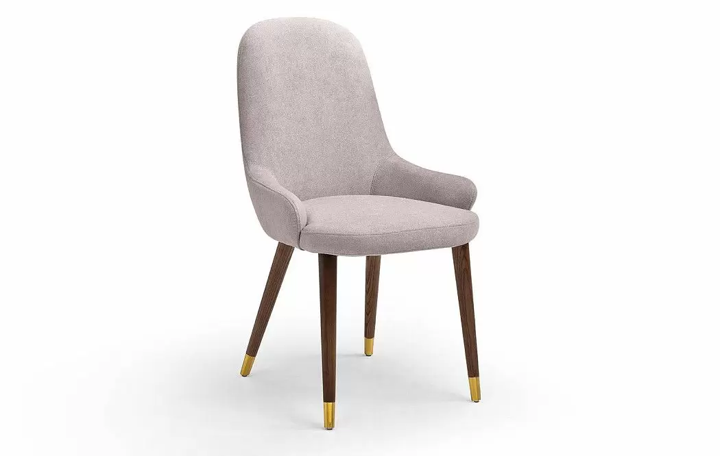 Стул Franco, бежевый/орех/золото