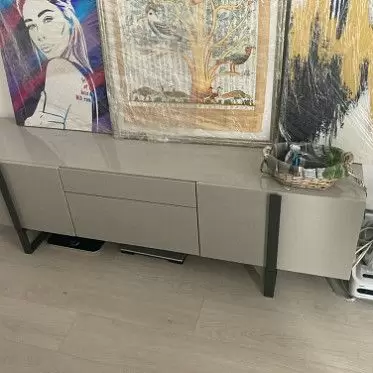 Тумба TV Tokyo, слоновая кость