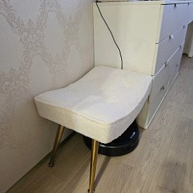 Кресло и оттоманка Hygge, коричневый/натуральный