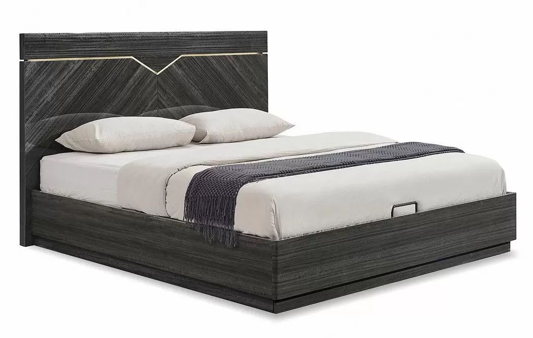 Кровать с подъемным механизмом Marcella 180х200, серый - фото 5