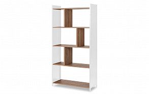 Стеллаж Oslo, орех/белый