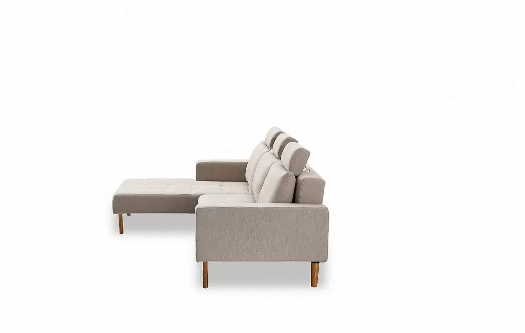 Диван-кровать Summer угловой (левый), бежевый - фото 7