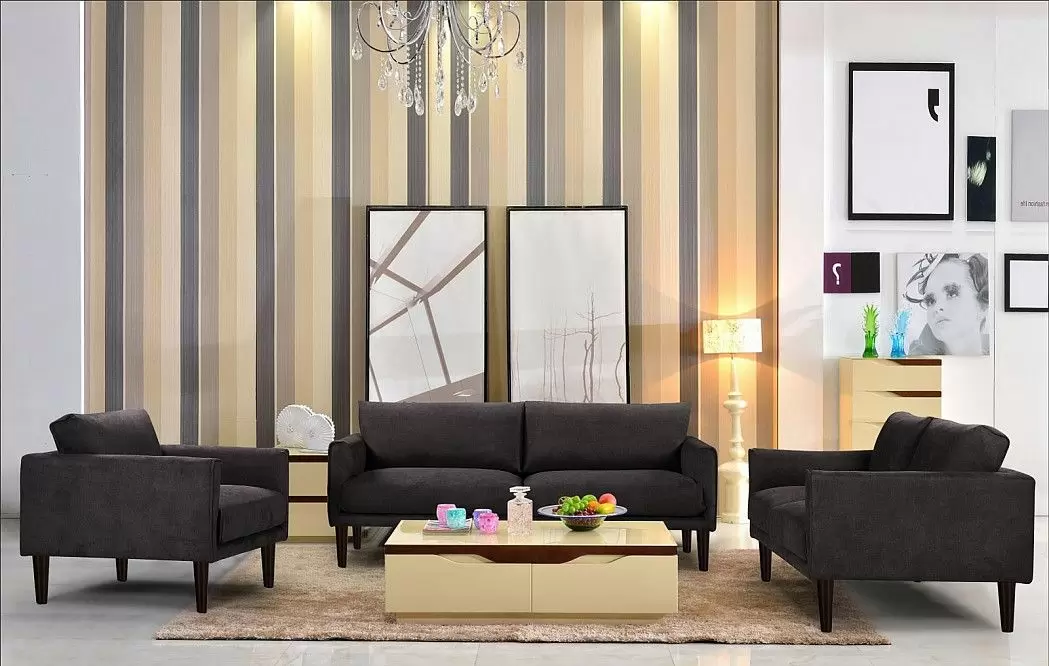 Диван New York 3-х местный, темно-коричневый - фото 2