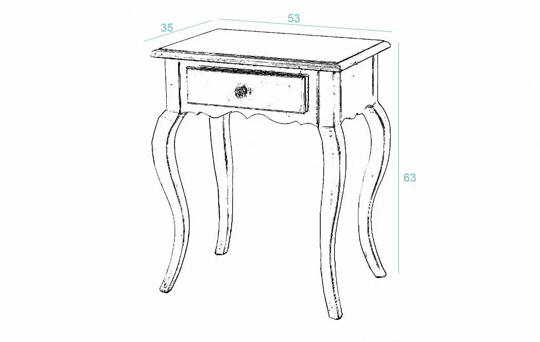 Консоль Filomena (Dupen), золото - фото 5