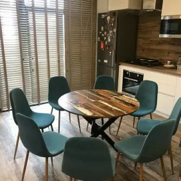 Стол раскладной Charly 100-129, мультиколор/черный 1631174404777.jpg