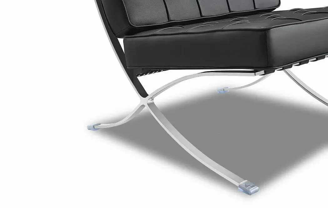 Кресло с оттоманкой Barcelona Black - фото 8