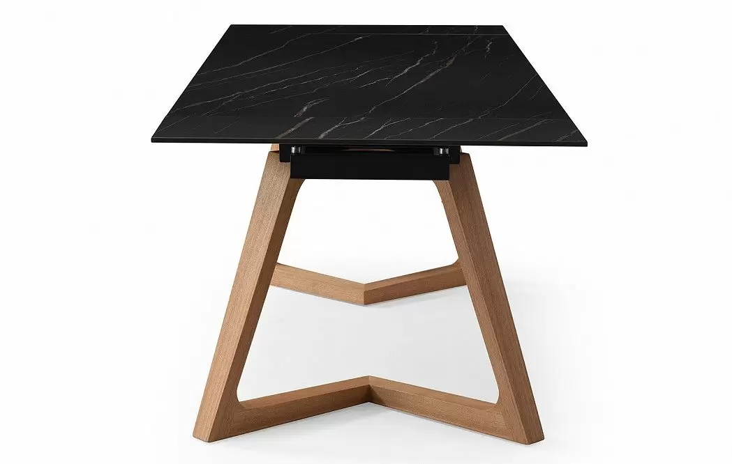 Стол раскладной Sorrento 180-240, черная керамика/ясень - фото 12