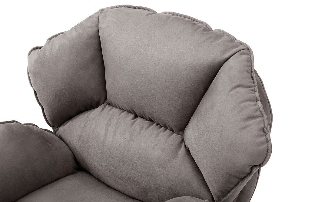 Кресло Bergen, серо-коричневый - фото 4