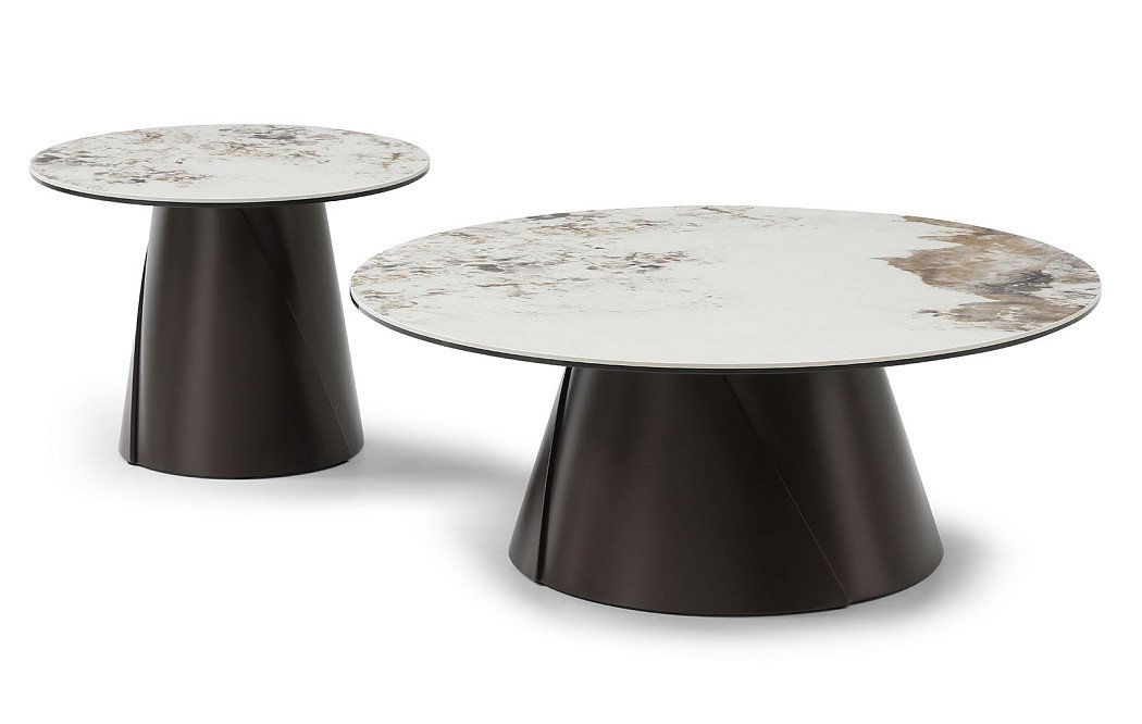 Стол журнальный Havana (60), светлая керамика/шоколад - фото 5