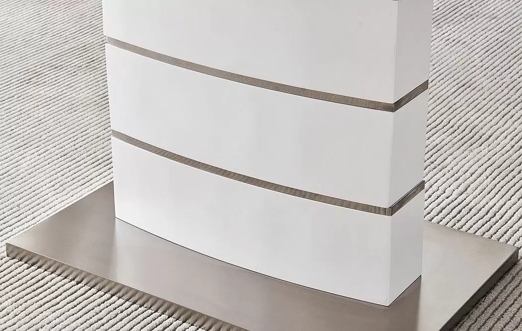 Стол раскладной Verona Glass (120), белый матовый - фото 13