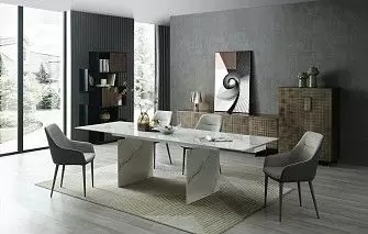 Стол Santorini + 4 стула Romeo