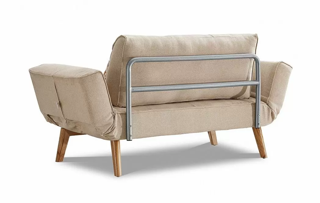 Диван-кровать Meryl, бежевый/коричневый - фото 6