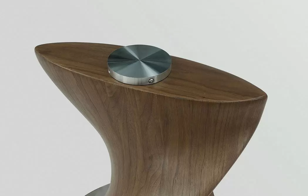 Стол Niagara 120, прозрачное стекло/орех - фото 11