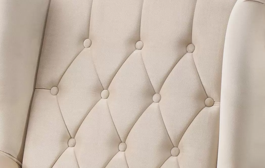 Кресло с банкеткой Lord, светло-бежевый - фото 4