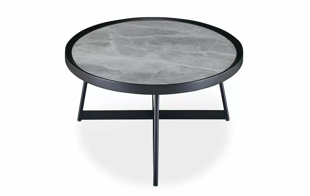 Стол журнальный Betsy (120), серая керамика - фото 6
